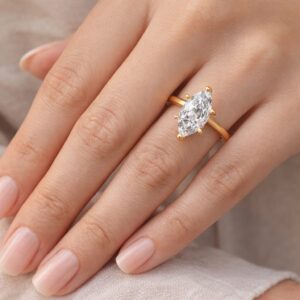 Ring Markies moissanite