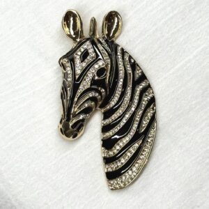 Broche zebra