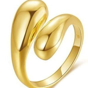 Ring slang gold plated
