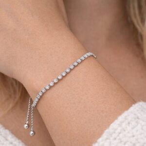 Armband tennis moissanite 2mm