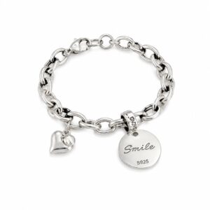 Armband stoer oud zilver