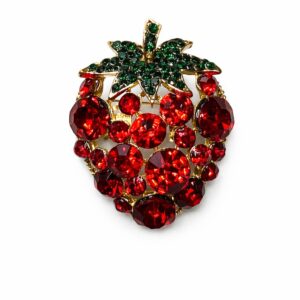 Broche aardbei