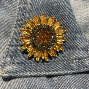 Broche zonnebloem