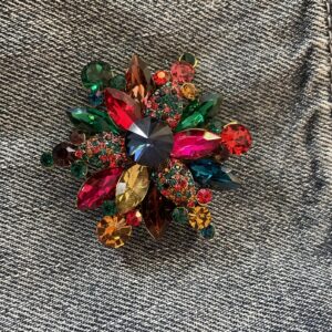 Broche gekleurde bloem