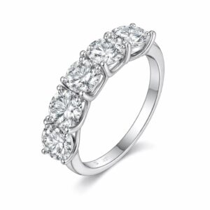 Ring Eternity moissanite 5mm