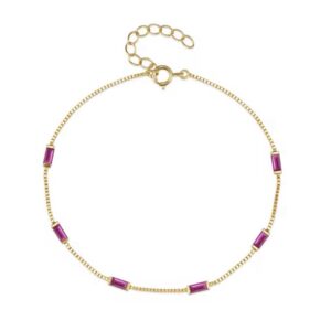 Armband fantasie rood