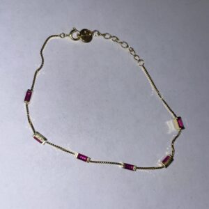 Armband fantasie rood