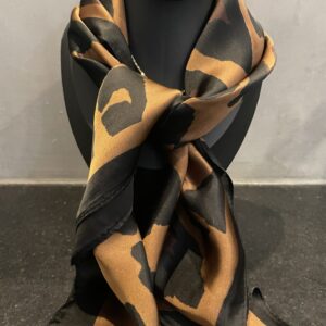 Sjaal panter bruin