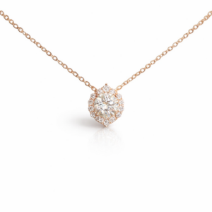 Ketting olijf moissanite