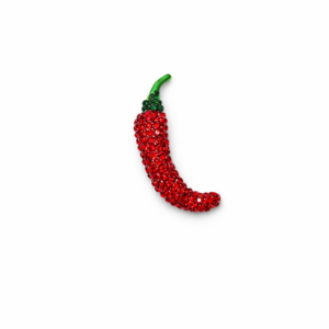 Broche rode peper