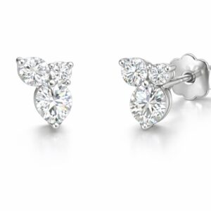 Oorknoppen moissanite