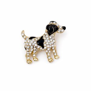 Broche gevlekt hondje