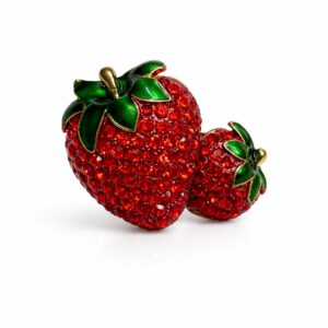 Broche aardbeien