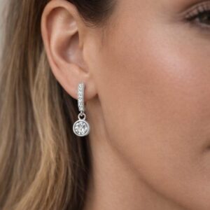 Oorbellen moissanite