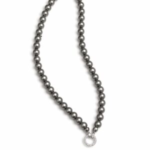 Ketting grijze parels