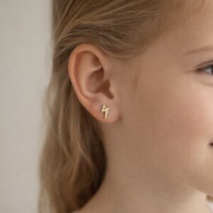 Kinder oorbel bliksem