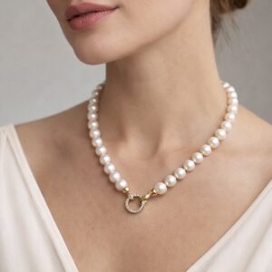 Ketting witte parels