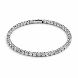 Armband kristal zilver