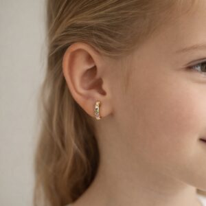 Kinder oorbel regenboog