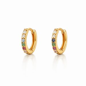 Kinder oorbel regenboog