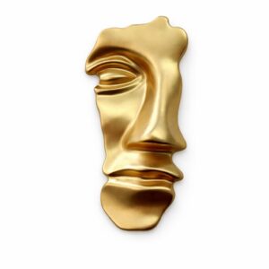 Broche stoer gezicht